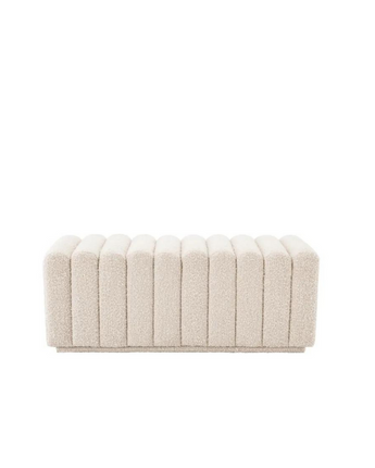 Bench Bente Bouclé Cream
