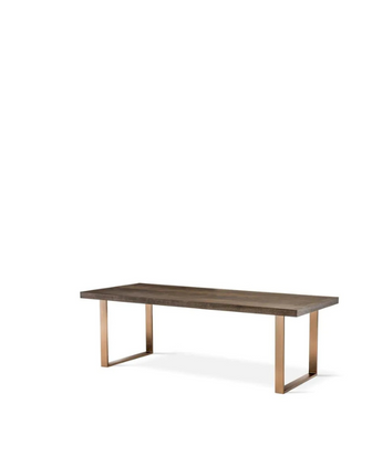 Dining Table Melchior Brown Oak Veneer