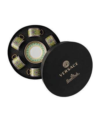 Versace Barocco Mosaic Set with 6 tea cups & saucers